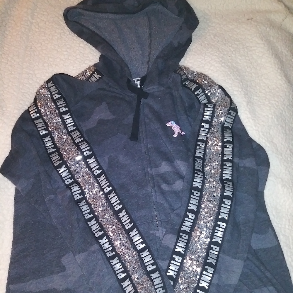 Victoria Secret PINk camo hoodie